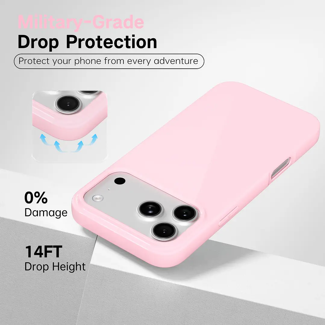 Carcasa De Silicona Soft Para iPhone 17 Pro Max 24
