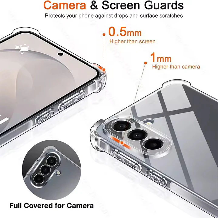 Carcasa Transparente Para Samsung S26 FE 3