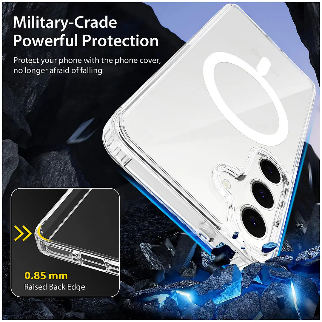Carcasa Transparente Con Magsafe Para S26 FE 7