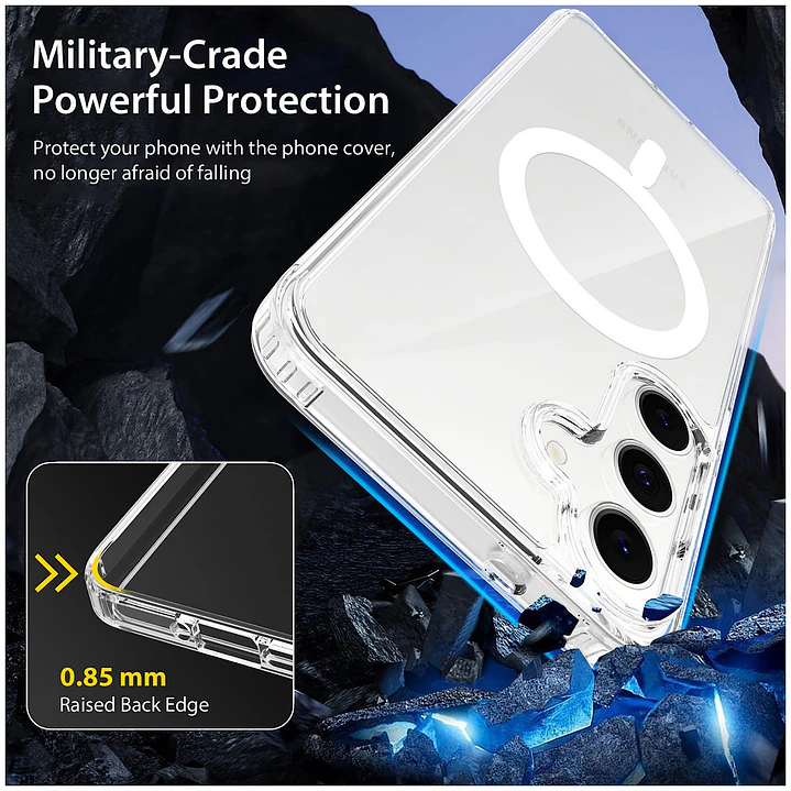 Carcasa Transparente Con Magsafe Para S26 FE 7