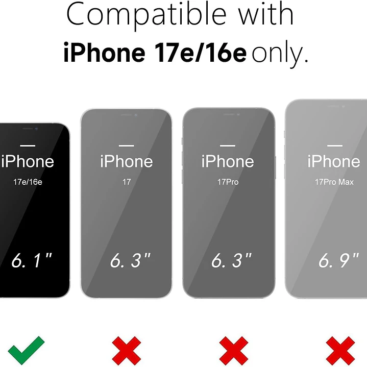 Carcasa De Silicona Soft Para iPhone 17e/16e 2