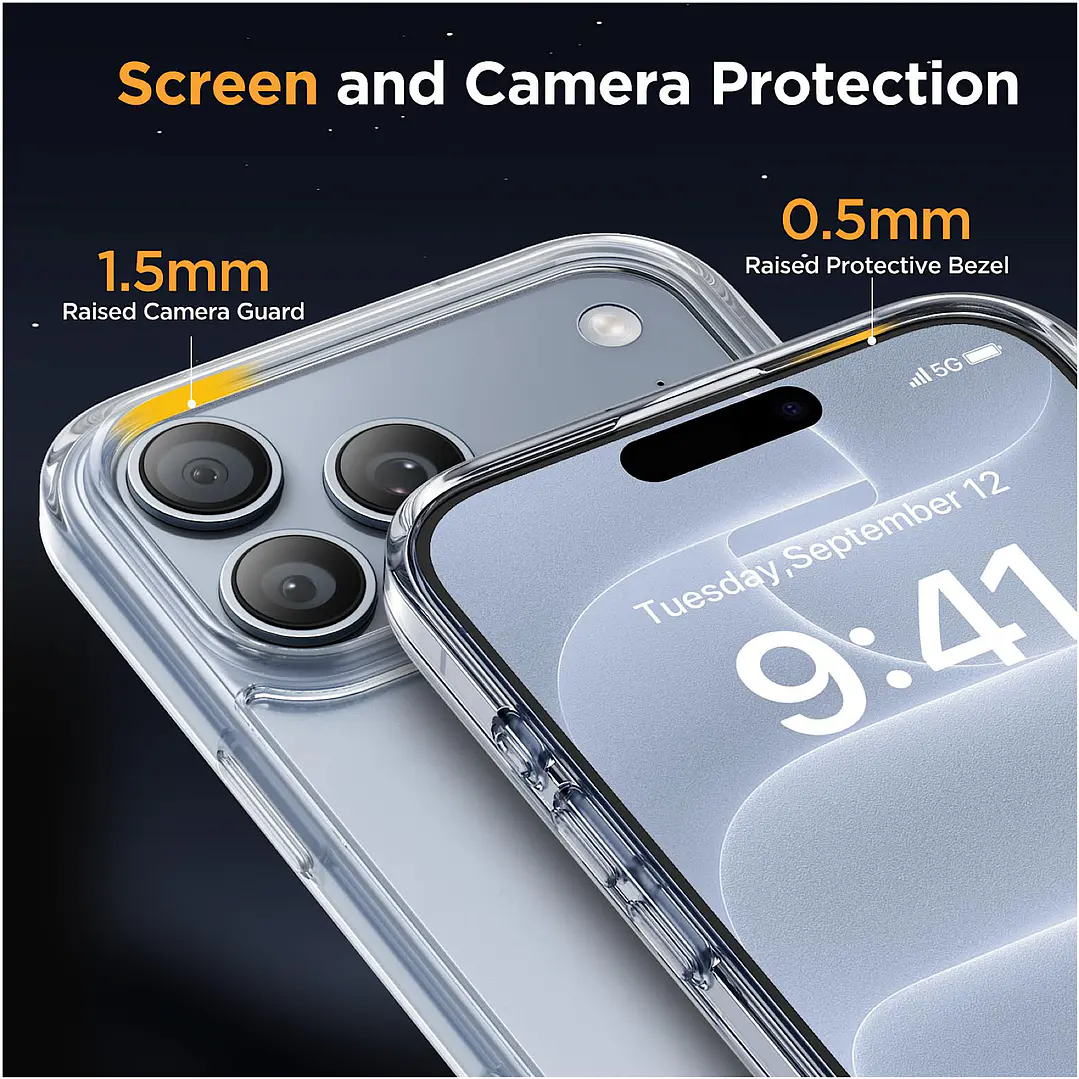 Carcasa Transparente Magsafe Para iPhone 18 Pro 9