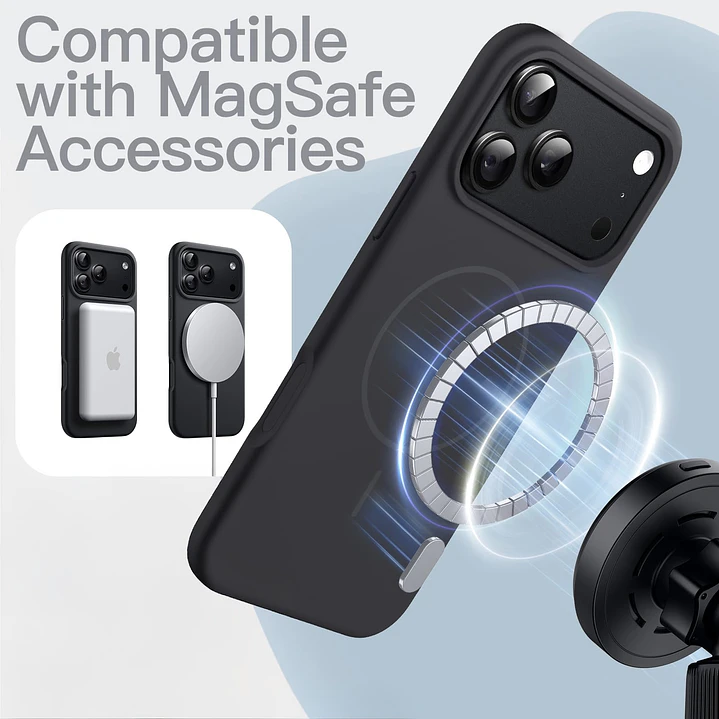 Carcasa de Silicona Sotf Magsafe Para iPhone 18 Pro Max 6
