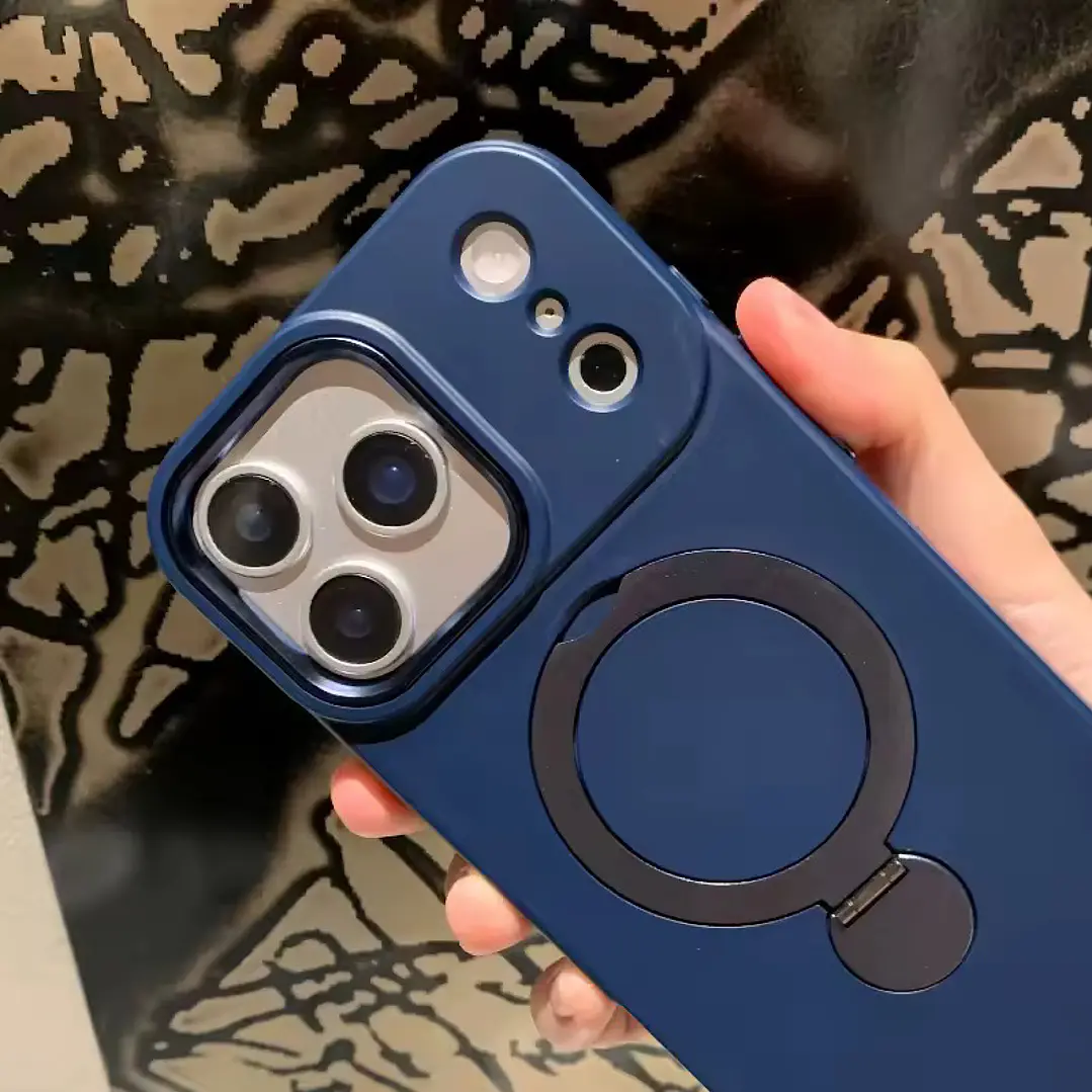 Carcasa Silicona Con Soporte Para Iphone 18 Pro 9