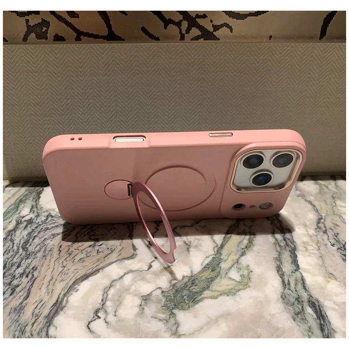 Carcasa Silicona Con Soporte Para Iphone 18 Pro 13