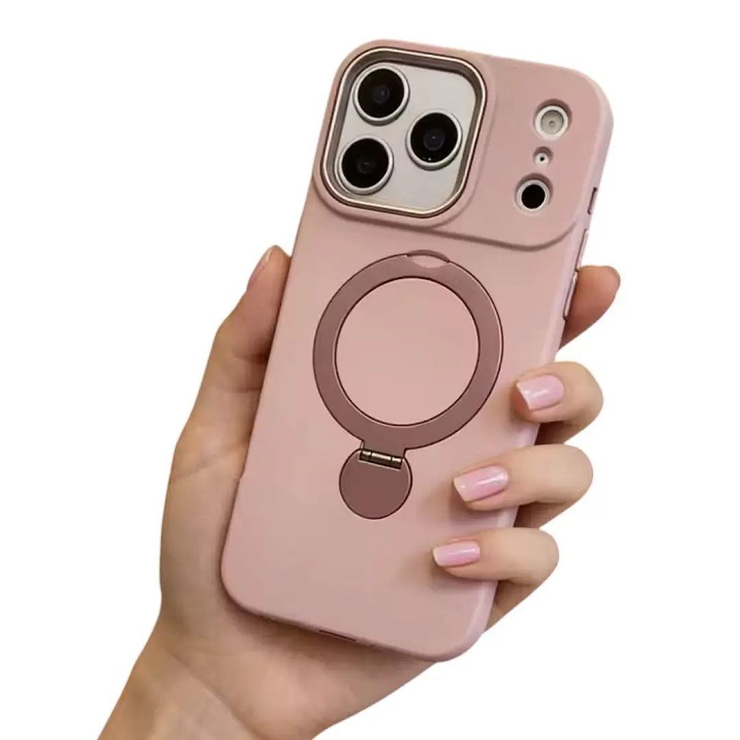 Carcasa Silicona Con Soporte Para Iphone 18 Pro Max 1