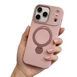 Carcasa Silicona Con Soporte Para Iphone 18 Pro Max