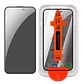 Lamina Vidrio Anti Espia Para iPhone 18 Pro Max-kit Instalacion - thumbnail 1