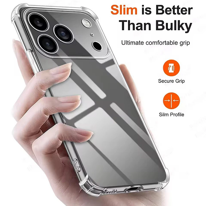 Carcasa Transparente Para iPhone 18 Pro/17 Pro  7