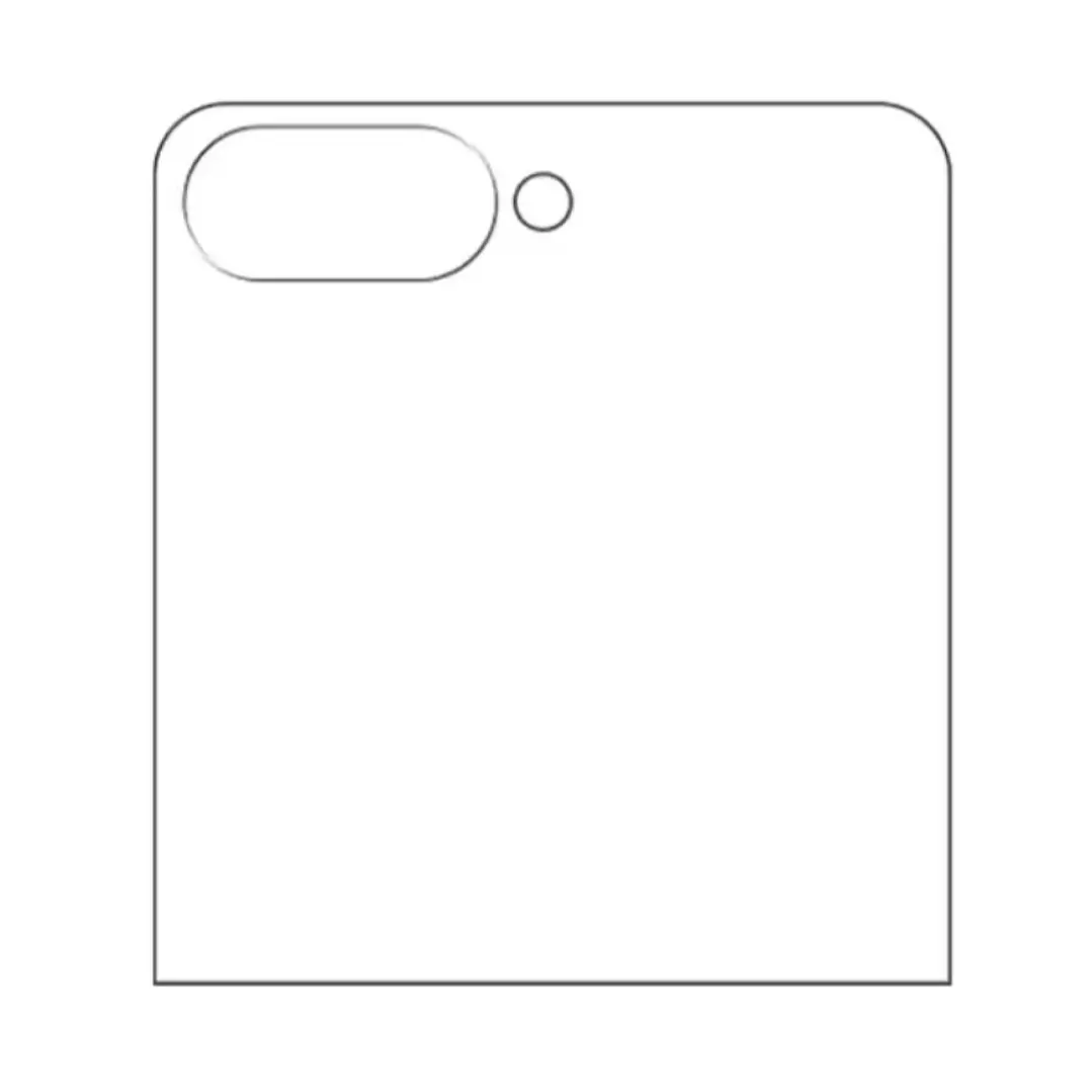 Lámina De Vidrio Para Pantalla Trasera De Samsung Z Flip 8 2