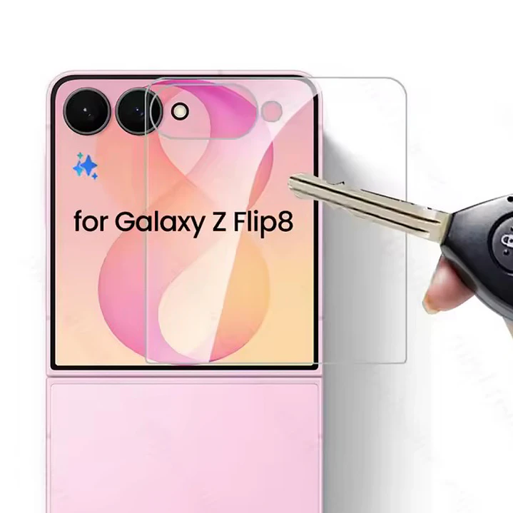 Lámina De Vidrio Para Pantalla Trasera De Samsung Z Flip 8 3