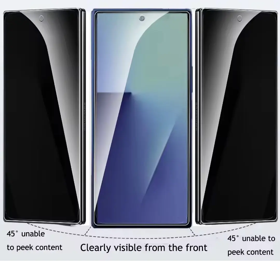 Lamina de Vidrio anti espia Para Samsung Z Fold 8 Ultra 2