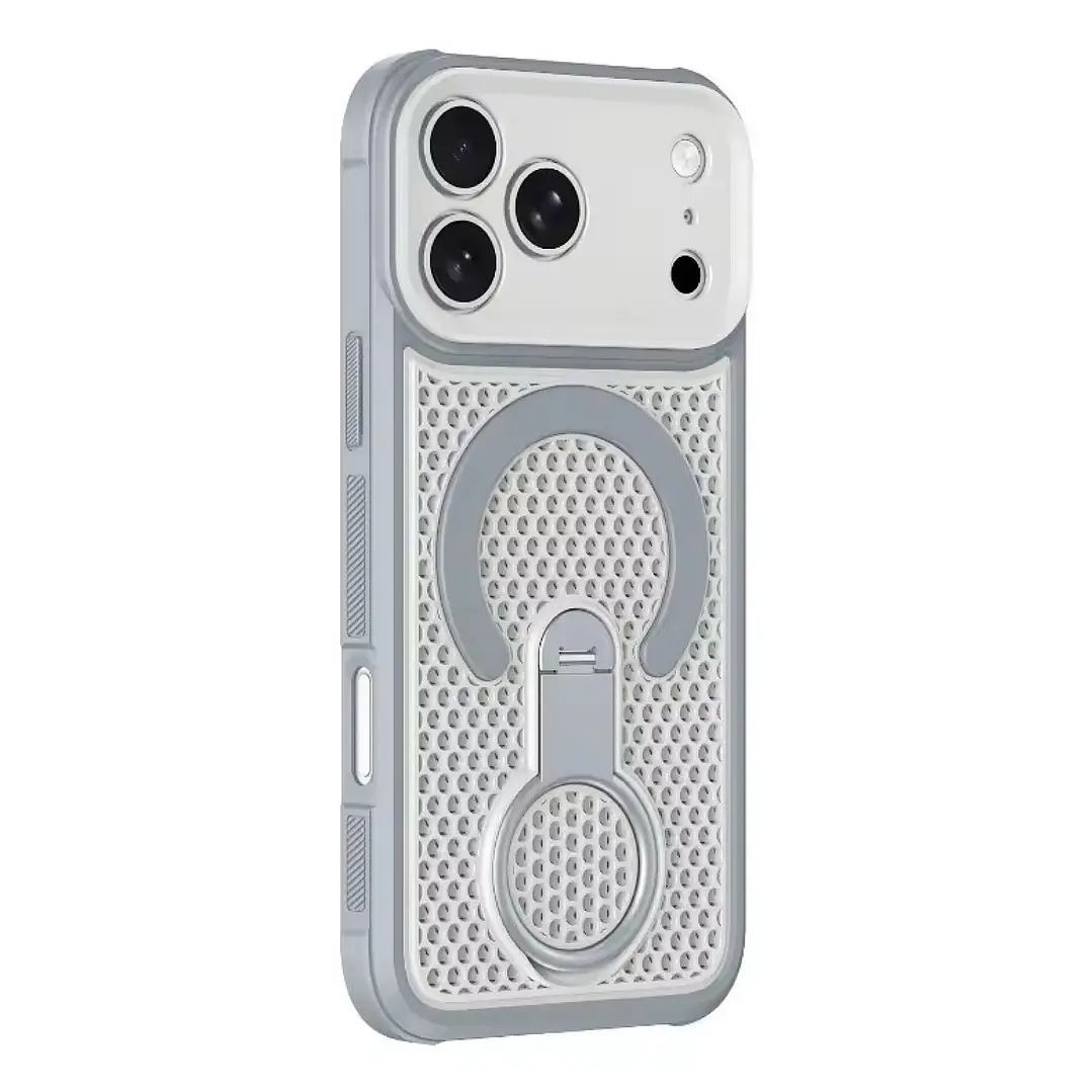 Carcasa Texturizada Magsafe-soporte Para iPhone 18 Pro/17 Pro 9
