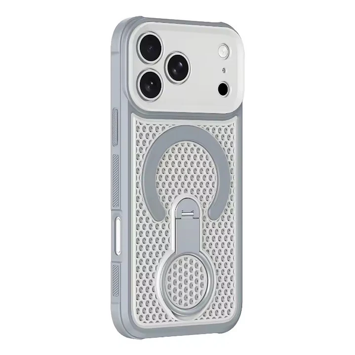 Carcasa Texturizada Magsafe-soporte Para iPhone 18 Pro/17 Pro 9