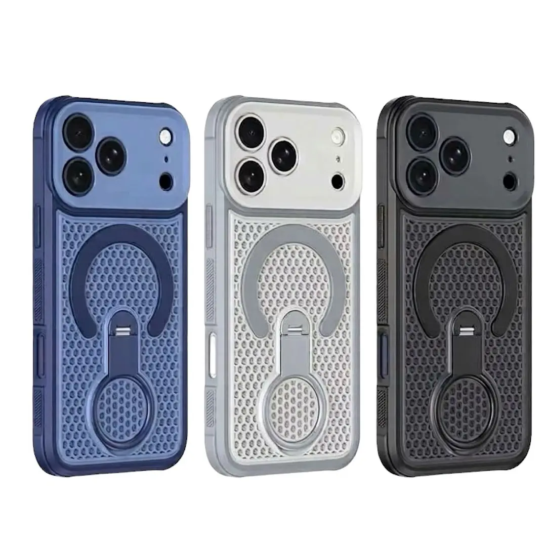 Carcasa Texturizada Magsafe-soporte Para iPhone 18 Pro/17 Pro 18