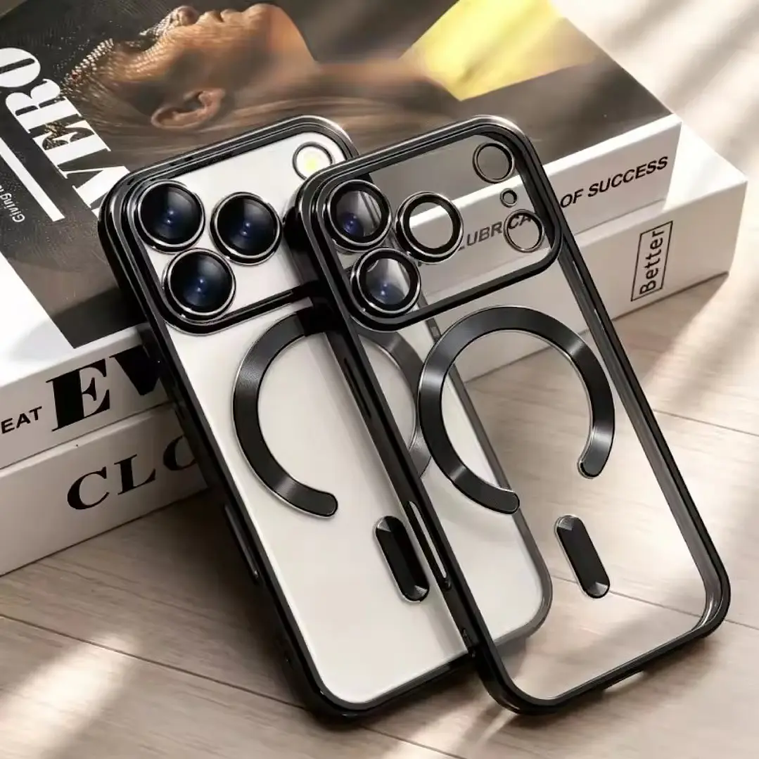 Carcasa Galvanizada Con Magsafe Para Iphone 18 Pro Max/17 Pro Max 6