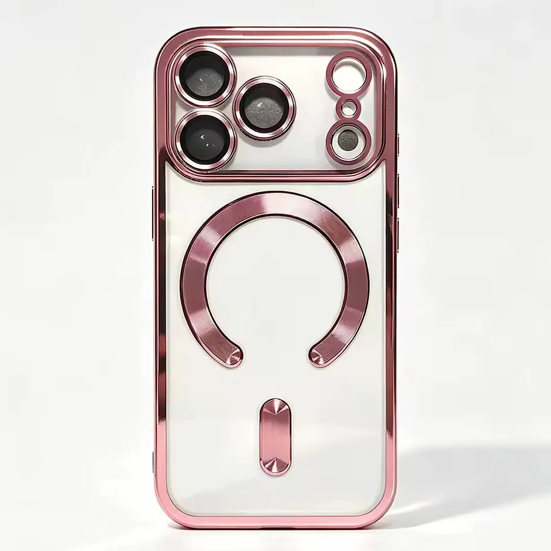 Carcasa Galvanizada Con Magsafe Para Iphone 18 Pro Max/17 Pro Max 8