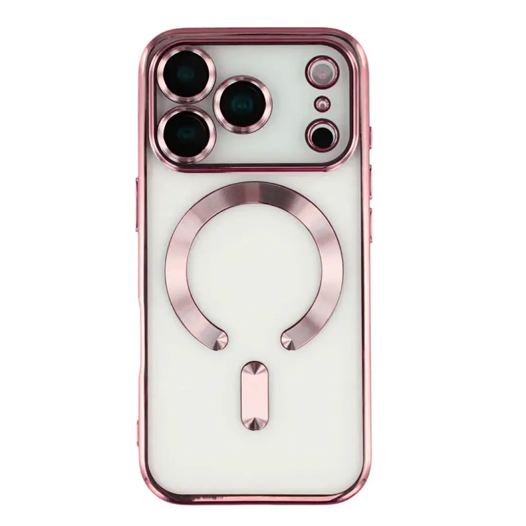 Carcasa Galvanizada Con Magsafe Para Iphone 18 Pro Max/17 Pro Max 9