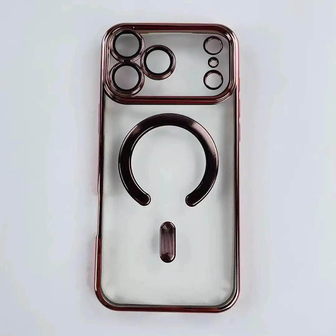 Carcasa Galvanizada Con Magsafe Para Iphone 18 Pro/17 Pro 11