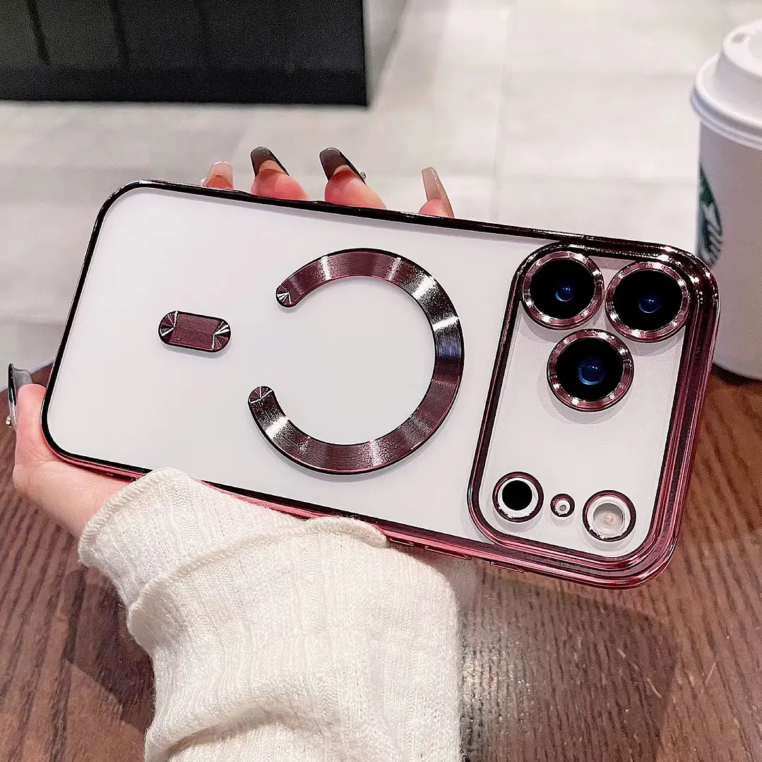 Carcasa Galvanizada Con Magsafe Para Iphone 18 Pro/17 Pro 12