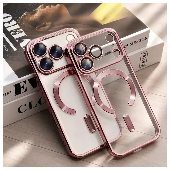 Carcasa Galvanizada Con Magsafe Para Iphone 18 Pro/17 Pro 13
