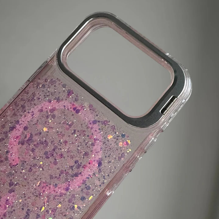 Carcasa Glitter Magsafe 360 Para iPhone 18 Pro Max-17 Pro Max 2