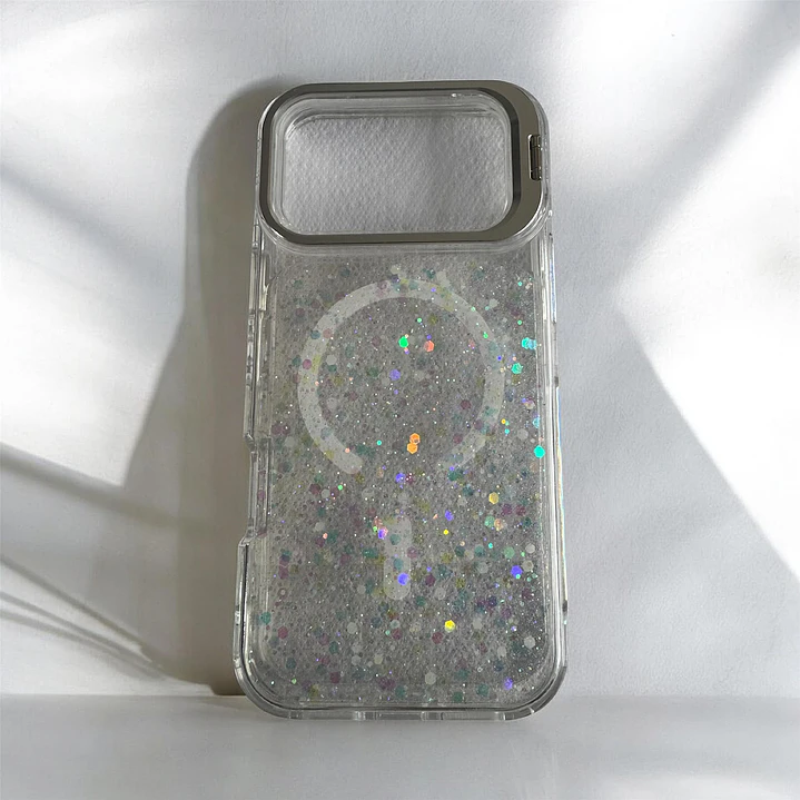 Carcasa Glitter Magsafe 360 Para iPhone 18 Pro Max-17 Pro Max 11