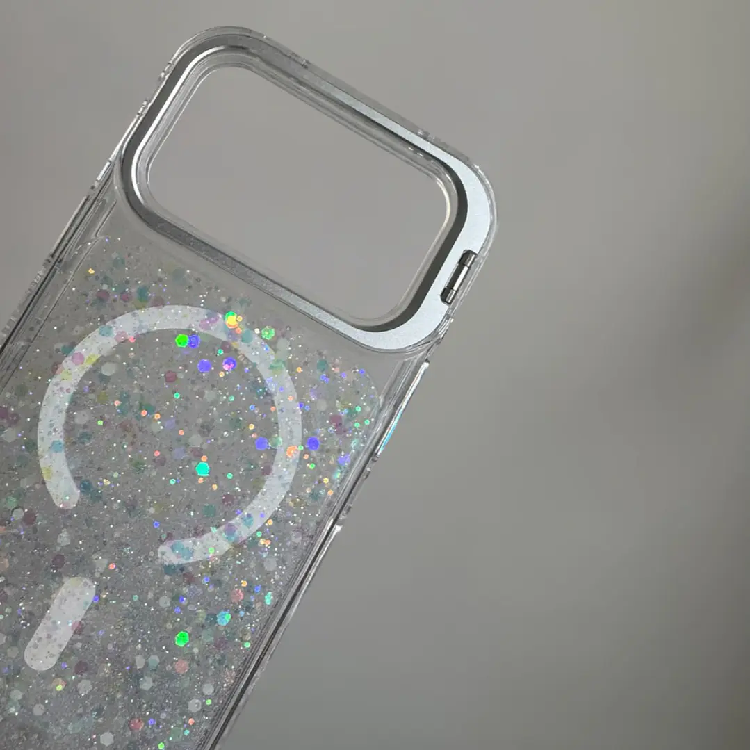 Carcasa Glitter Magsafe 360 Para iPhone 18 Pro Max-17 Pro Max 12