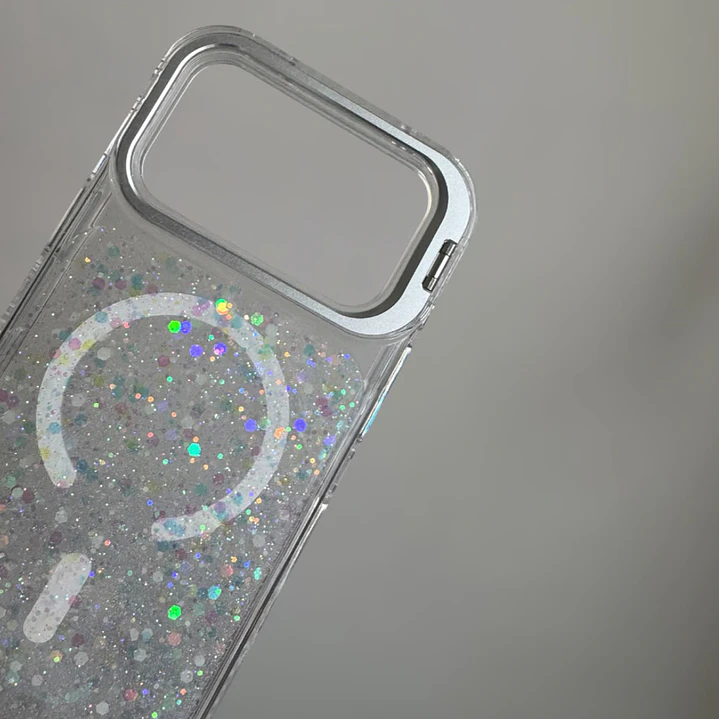 Carcasa Glitter Magsafe 360 Para iPhone 18 Pro-17 Pro  12