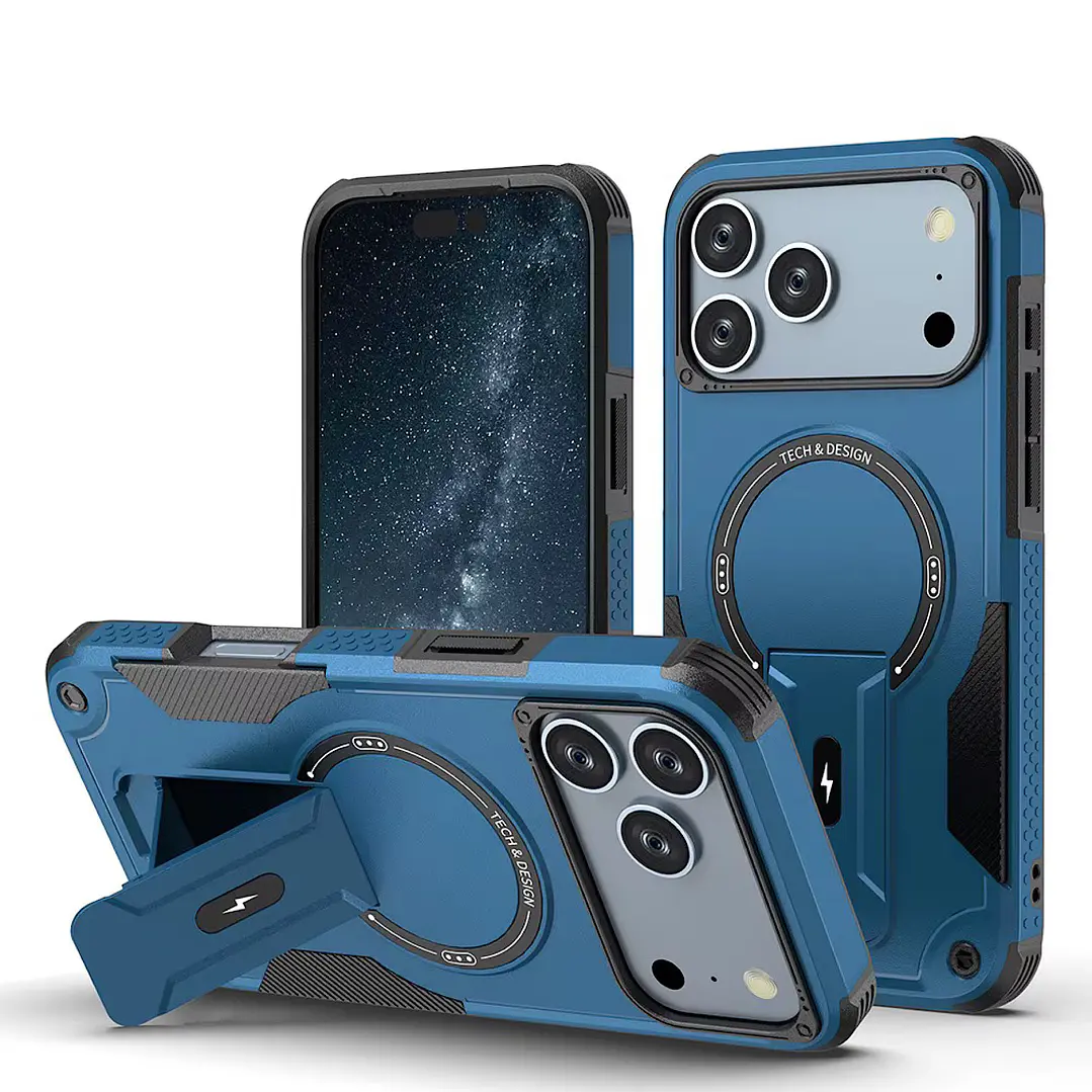Carcasa Con Magsafe/soporte Para iPhone 18 Pro Max/17 Pro Max 22
