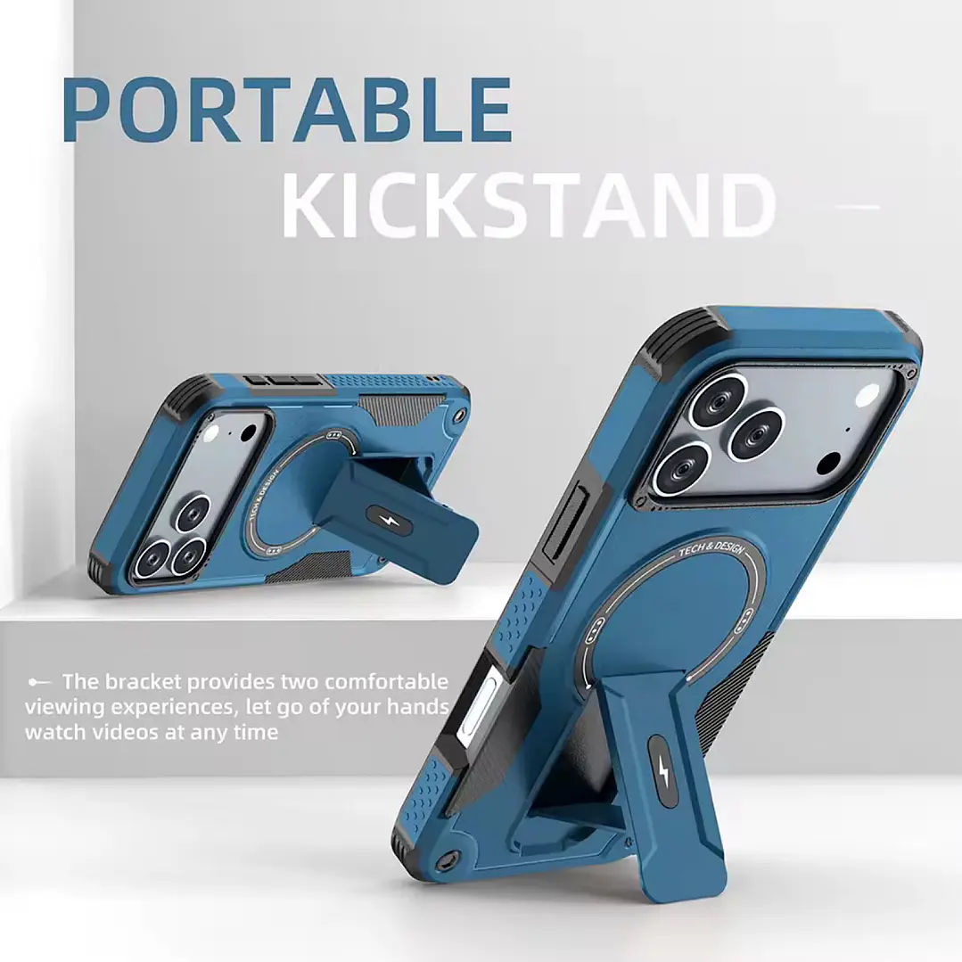 Carcasa Con Magsafe/soporte Para iPhone 18 Pro Max/17 Pro Max 27