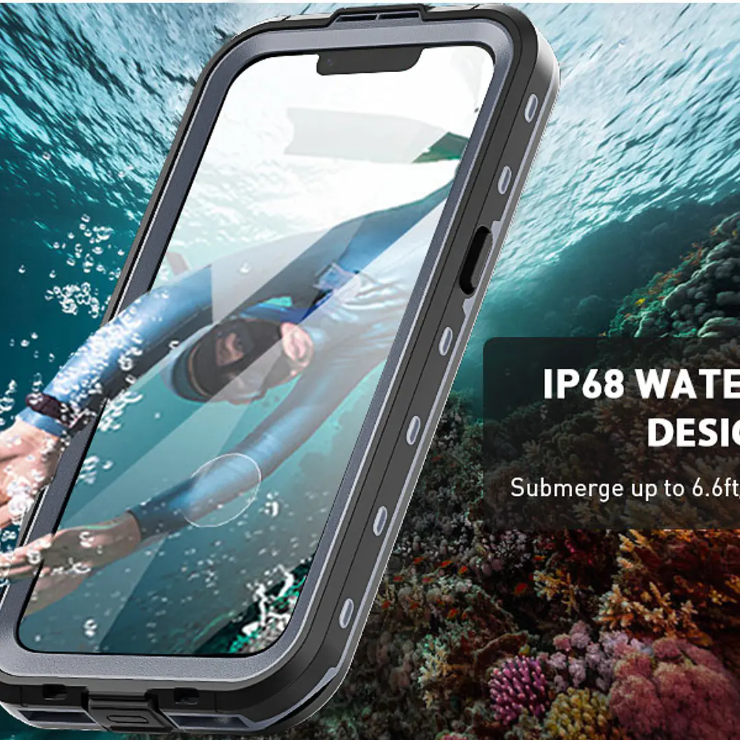 Carcasa Impermeable Con Magsafe Para iPhone 17e/16e 7