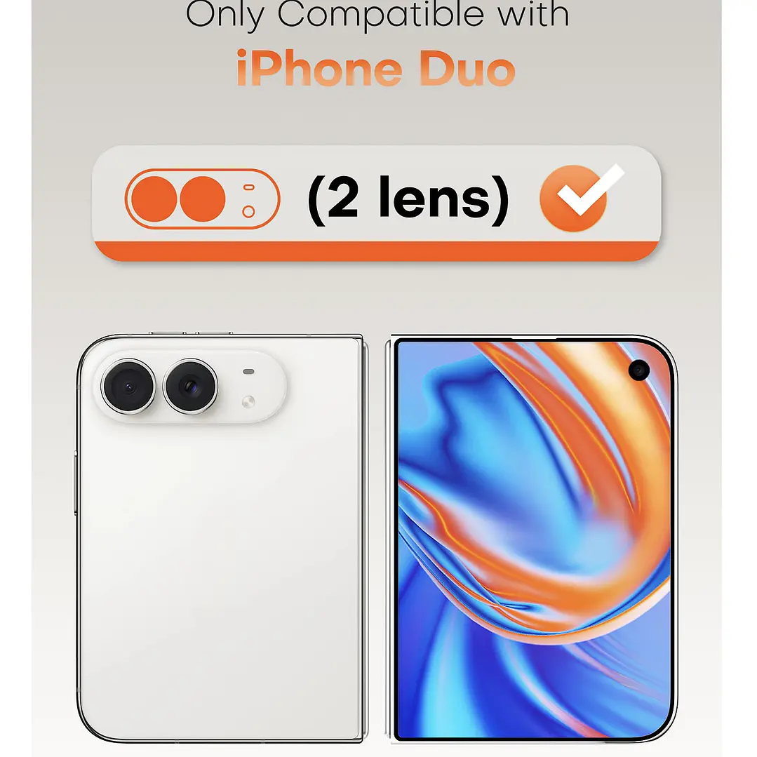 Protector de Lentes Para iPhone Duo 2