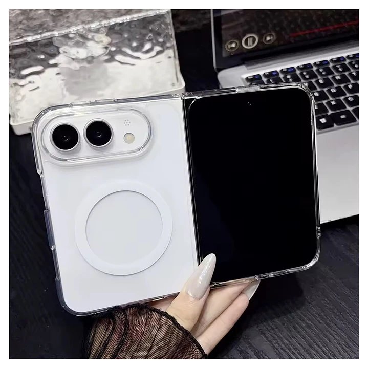 Carcasa Transparente con Magsafe Para iPhone Duo 8