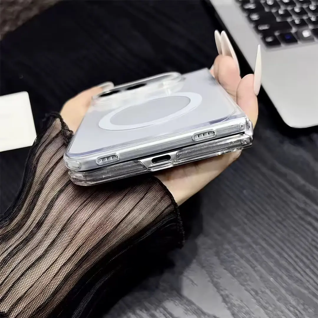 Carcasa Transparente con Magsafe Para iPhone Duo 9