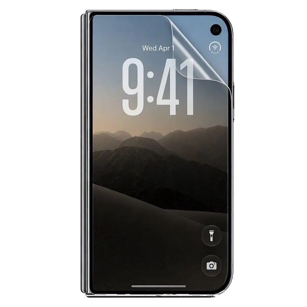 Lamina De Hidrógel Anti Espia Matte Para iPhone Duo 1