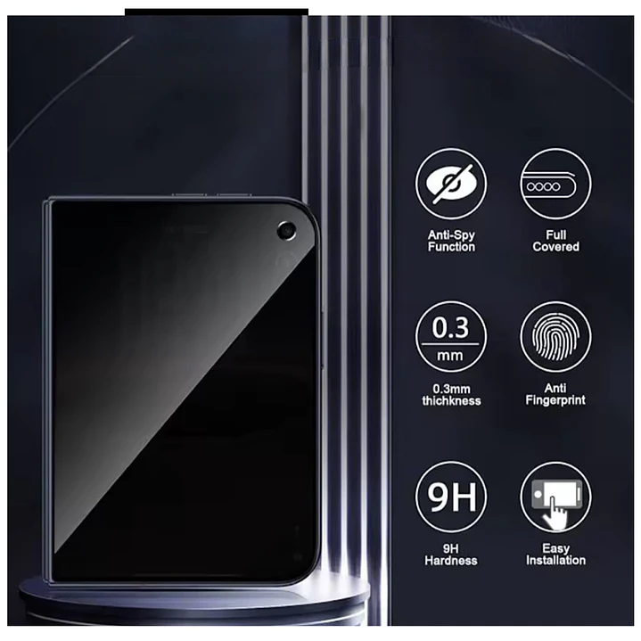 Lamina De Hidrógel Anti Espia Matte Para iPhone Duo 4