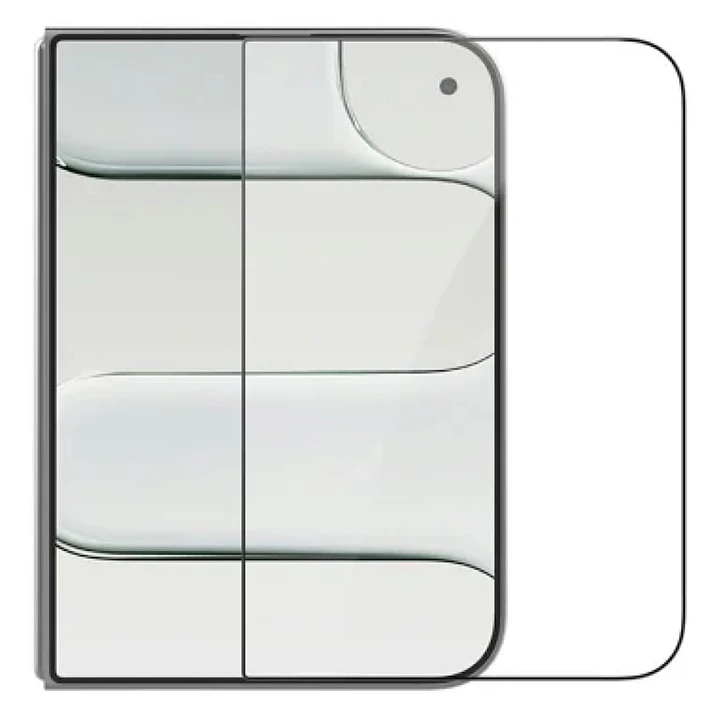 Lamina De Vidrio Pantalla Externa Compatible Con iPhone Duo 3
