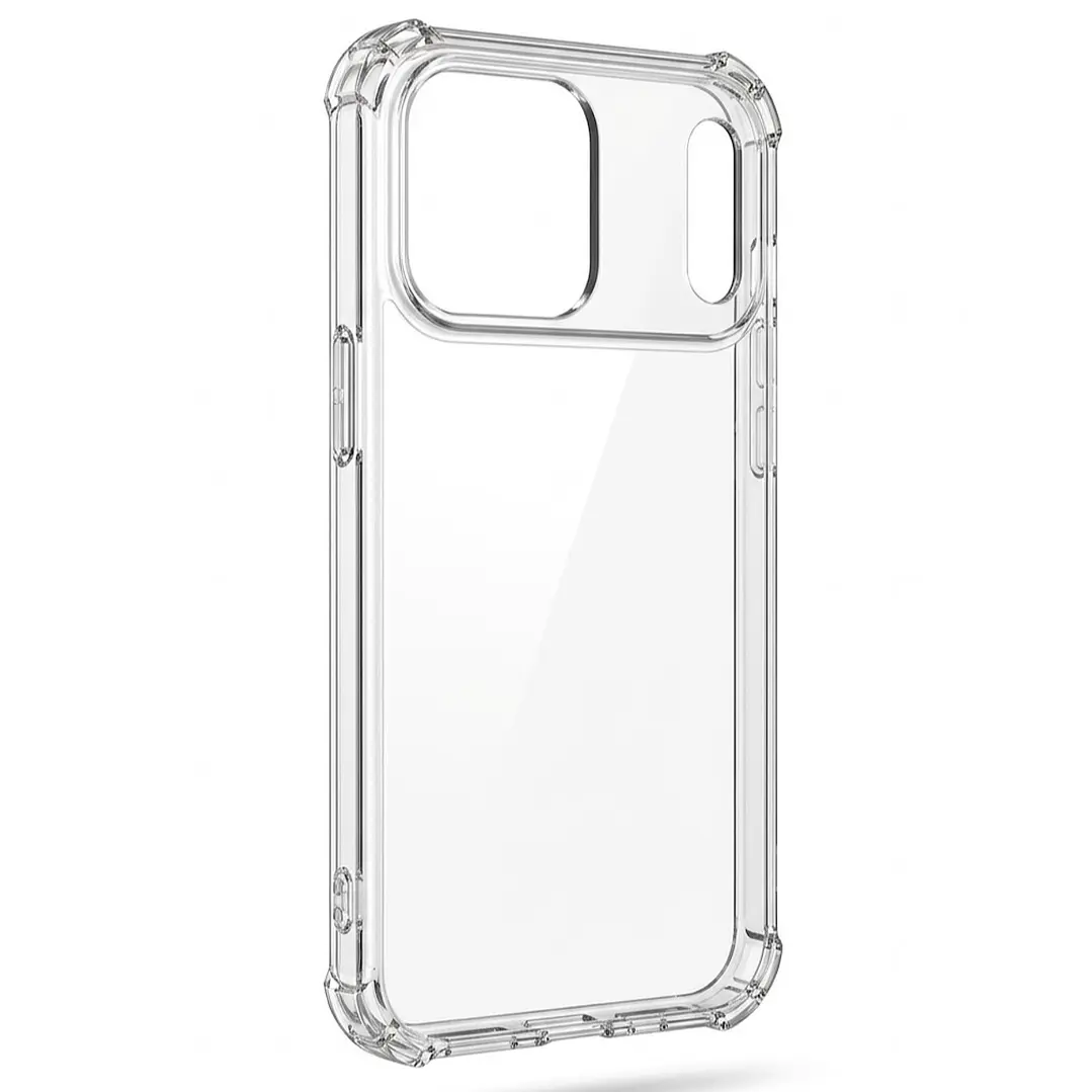 Funda Transparente Para iPhone 18 Pro + Protector Lentes 4