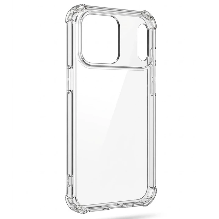 Funda Transparente Para iPhone 18 Pro + Protector Lentes 4