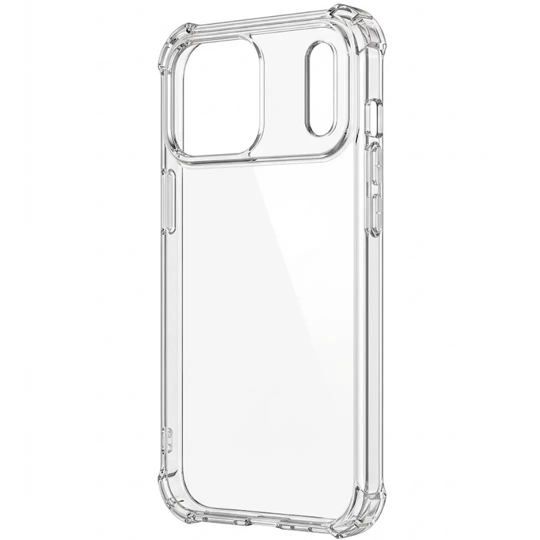 Funda Transparente Para iPhone 18 Pro + Protector Lentes 5