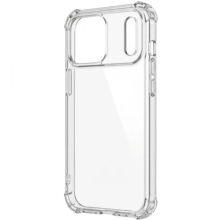 Funda Transparente Para iPhone 18 Pro + Protector Lentes 5
