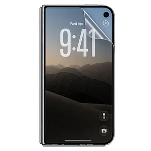 Lamina De Hidrógel Anti Espia Matte Para iPhone Duo-Pantalla Externa