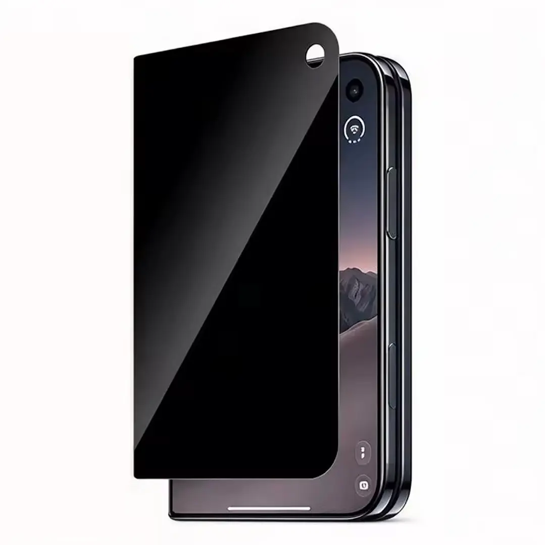 Lamina De Hidrógel Anti Espia Matte Para iPhone Duo-Pantalla Externa 3