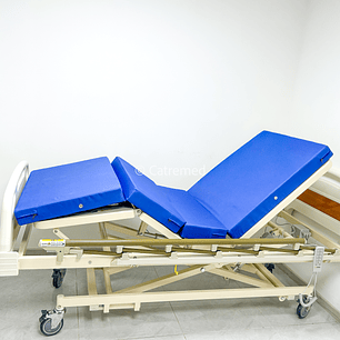 Cama Clínica Eléctrica 4 Posiciones Premium + Colchón 8cm