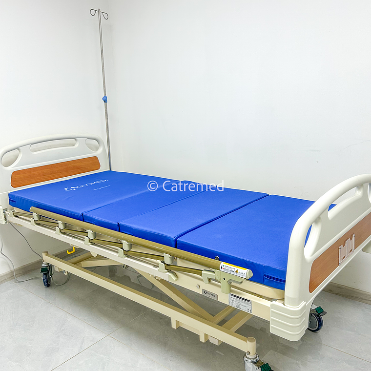 Cama Clínica Eléctrica 4 Posiciones Premium + Colchón 8cm 3