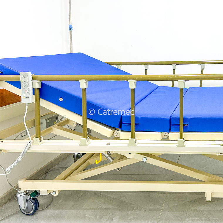 Cama Clínica Eléctrica 4 Posiciones Premium + Colchón 8cm 5