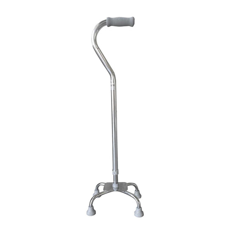 Bastón 4 Patas Base Chica Gris 1