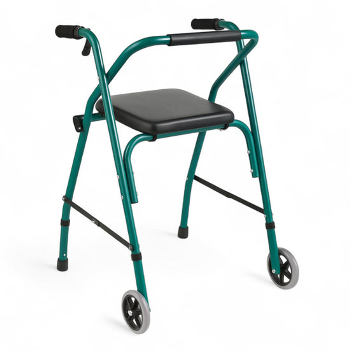 Andador Burrito Ortopédico Plegable Con Ruedas Y Asiento 2