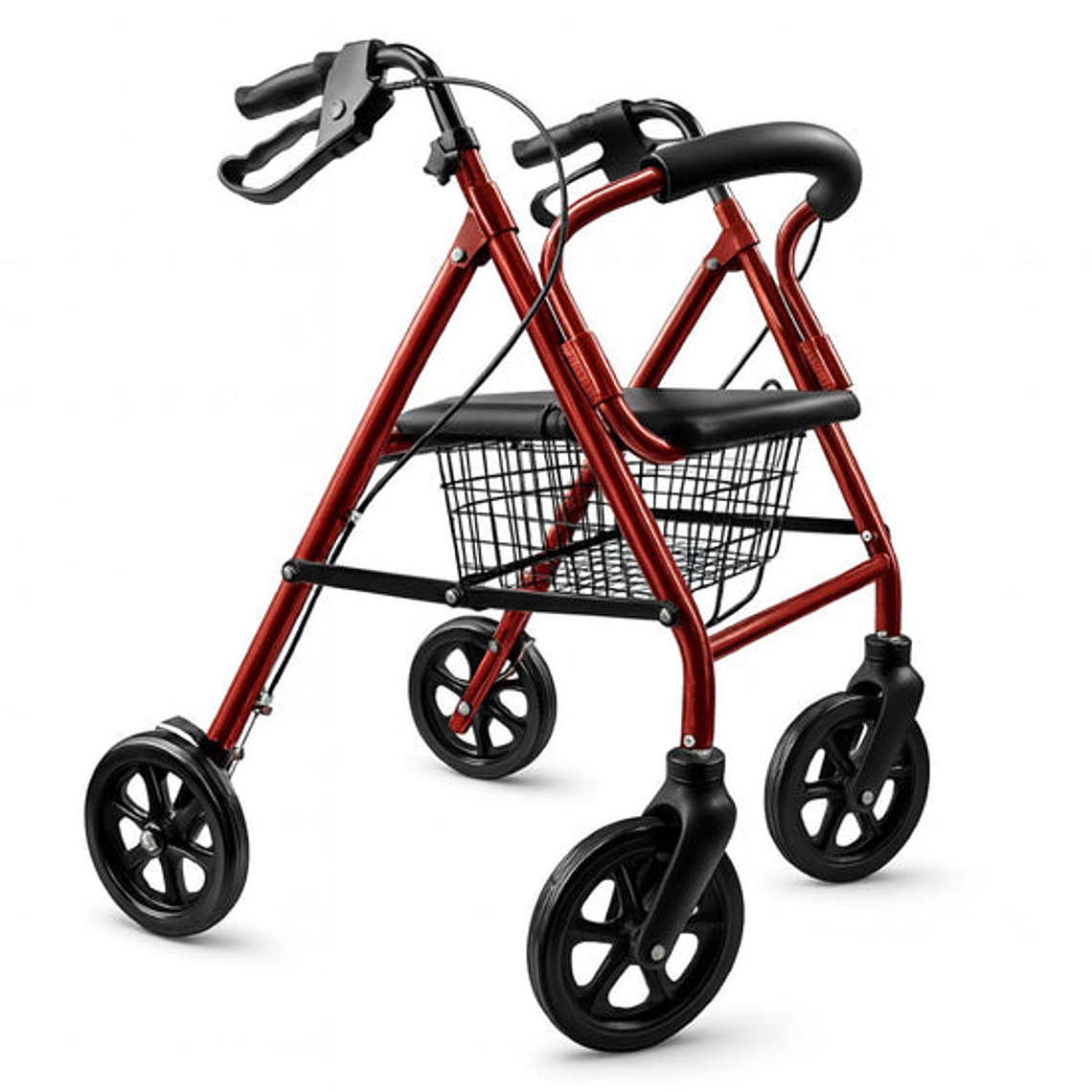 Andador Burro Ortopédico 4 Ruedas - Asiento y Canasto PRO 1